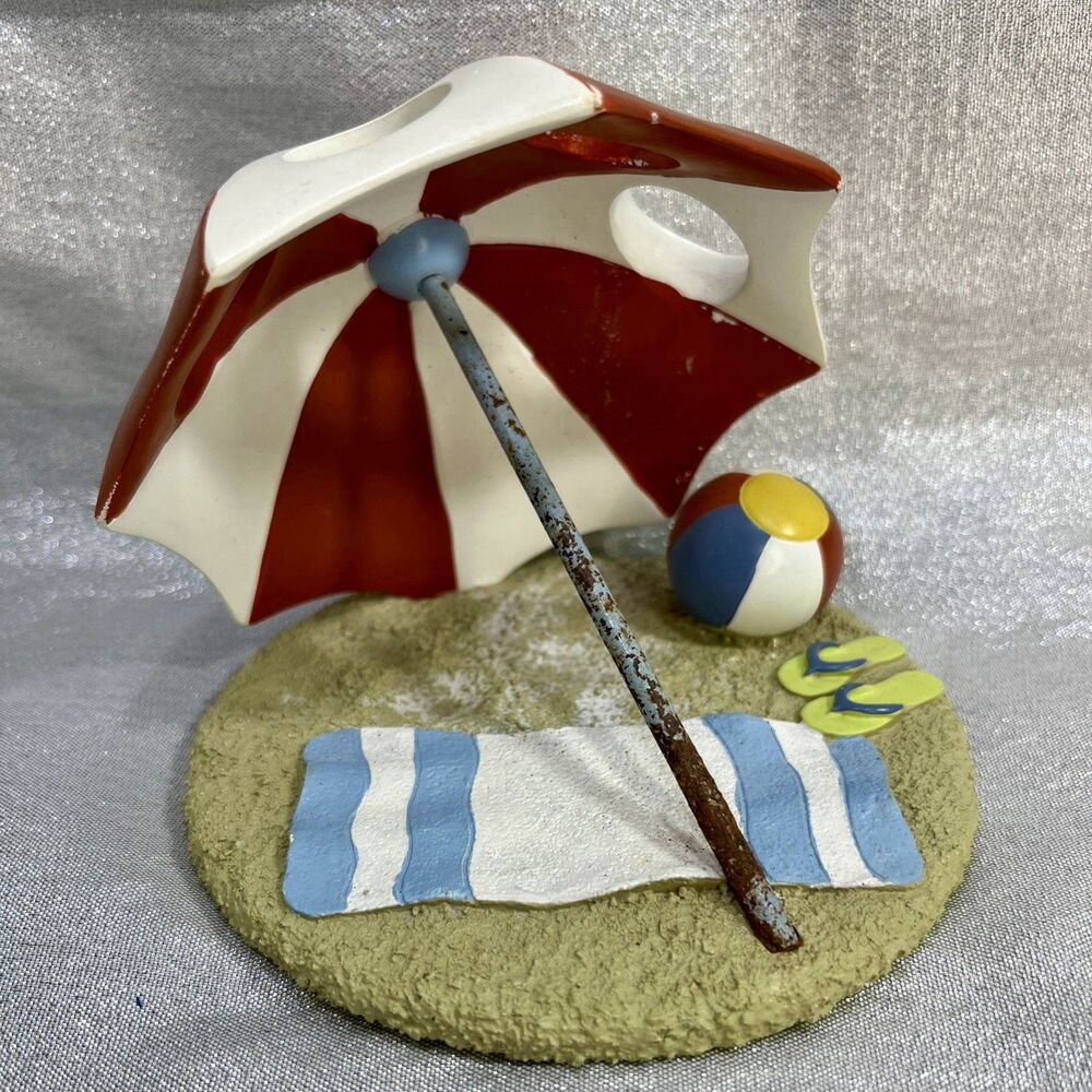 ADORABLE Beach Ocean Theme Bathroom Toothbrush Holder Decor KATHY MIDDLEBROOK